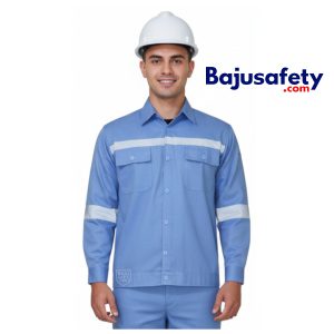 Jual Baju Wearpack Safety Kemeja Safety Lengan Panjang Biru Muda