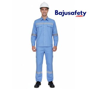 Jual Baju Wearpack Safety Setelan Lengan Panjang Biru Muda