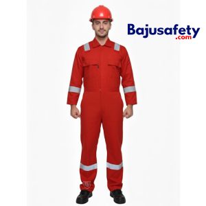 Jual Baju Wearpack Safety Coverall Nomex Katelpak Safety Merah