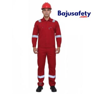 Jual Baju Wearpack Safety Lengan Panjang Tahan Api Merah